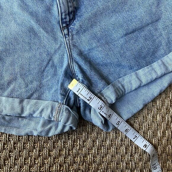 Banana Republic Vintage Style Denim Shorts Elastic Back High Rise Womens  28/6 - Picture 8 of 8